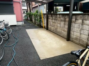 足立区興野アパート共用部洗浄4