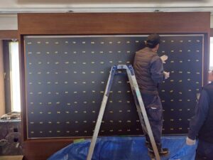 大型LEDビジョン施工設置3